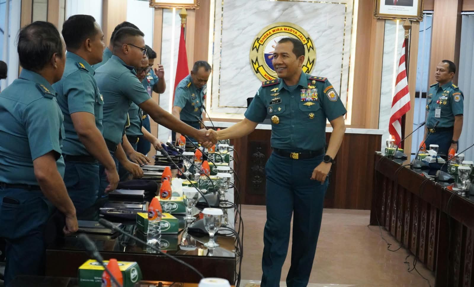 Pangkoarmada II Beri Pembekalan kepada Seluruh Perwira Korps Teknik Jajaran Koarmada II